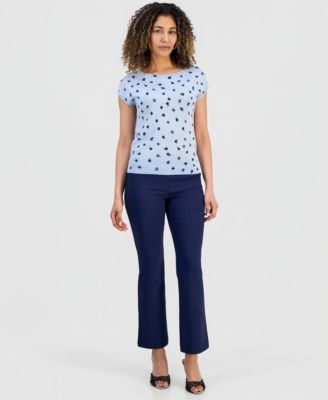 Petite Cap-Sleeve Sweater