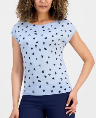 Petite Cap-Sleeve Sweater