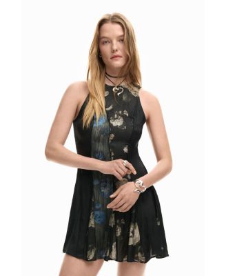 Women's Flared dress with flowers