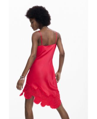 Women's Asymmetric slip dress