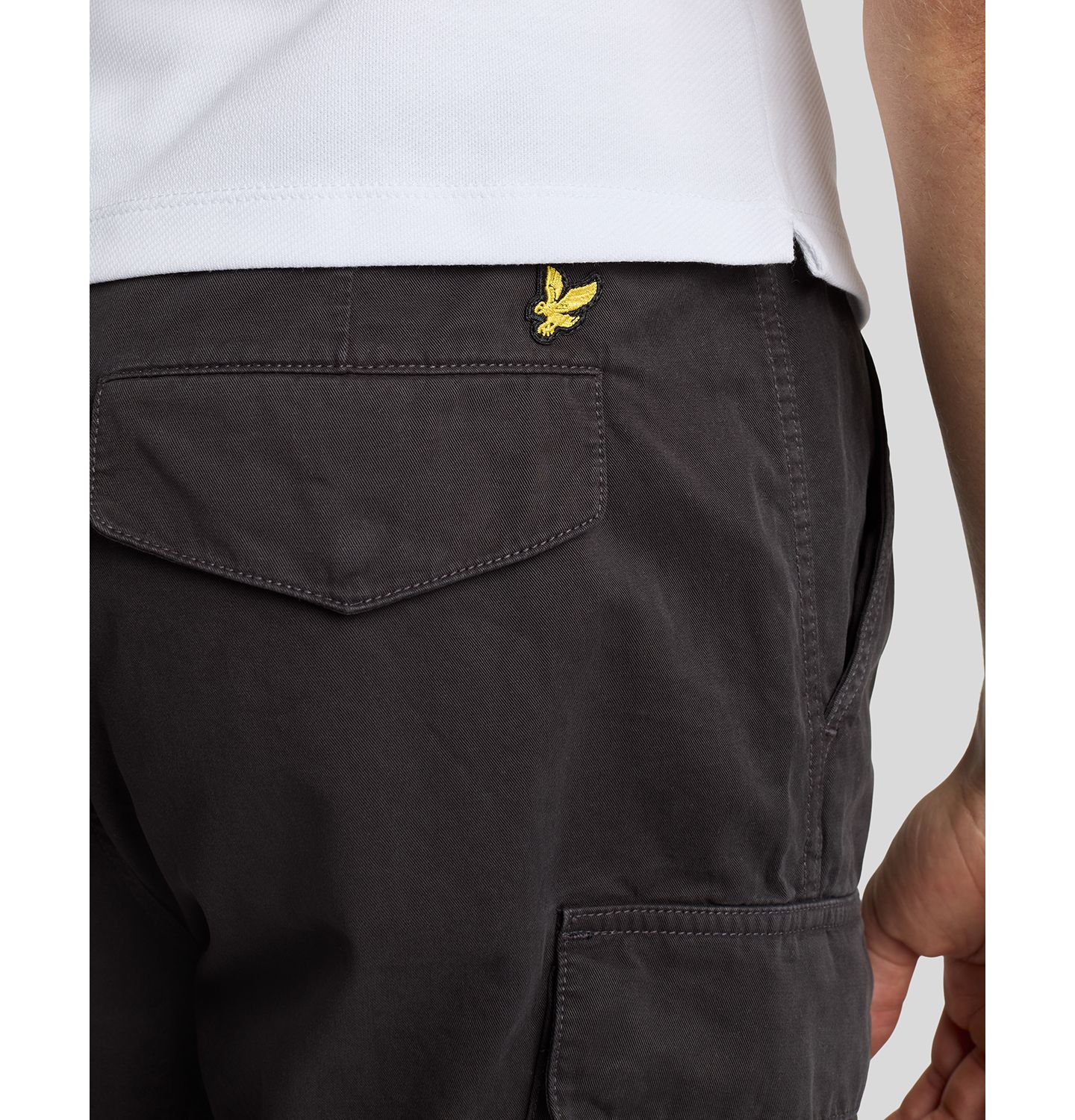 Мужские шорты Lyle & Scott Cargo Short., цвет: Графитовый металлик — фото 4