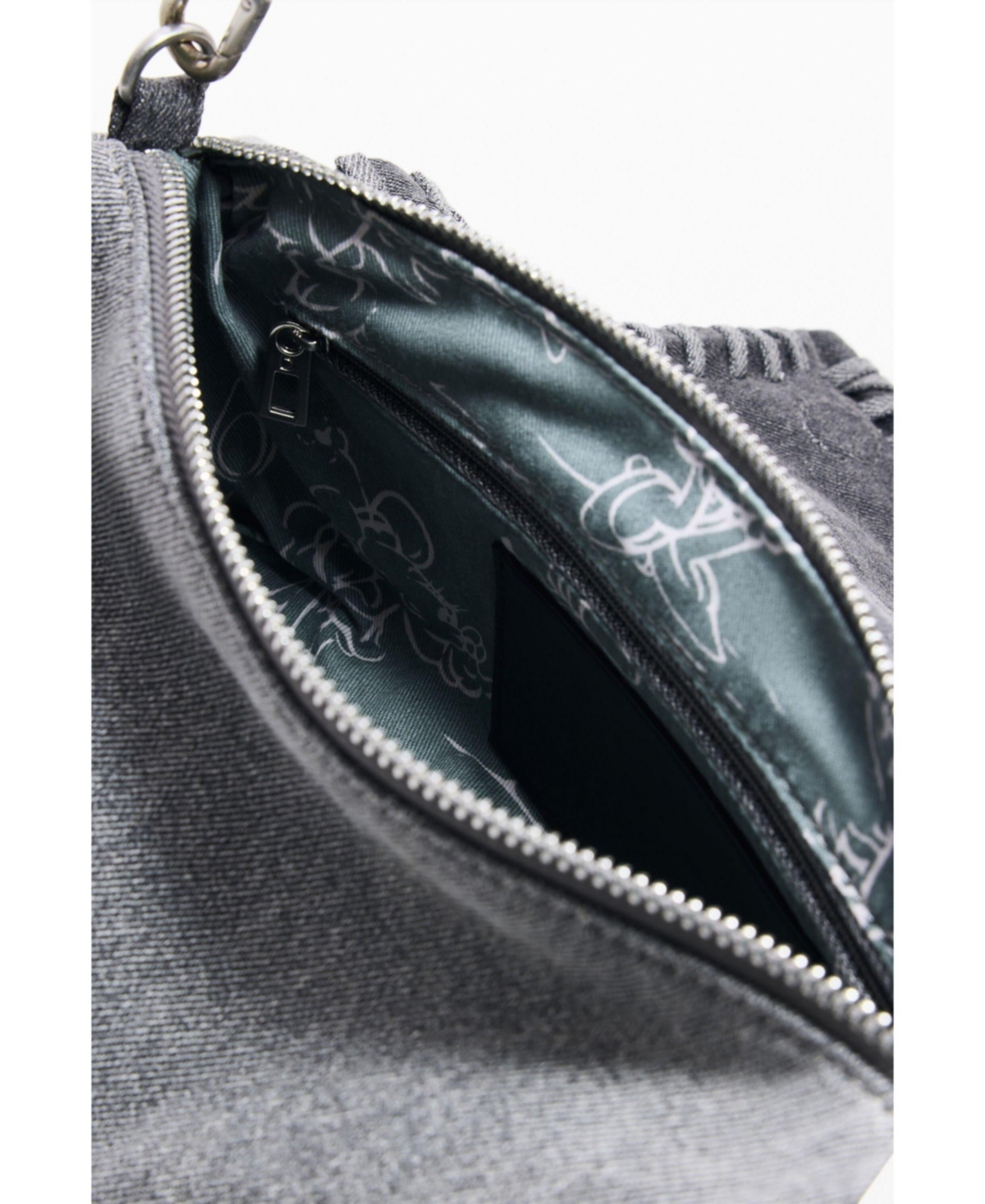 Desigual Women's Medium denim bag Mickey Mouse