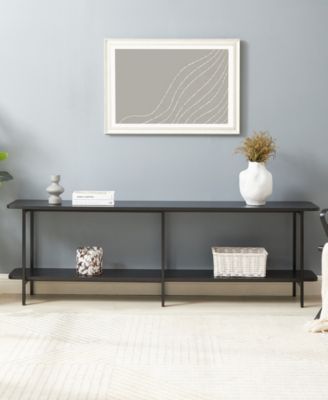 Celine 71" Wood 2-Shelf Console Table