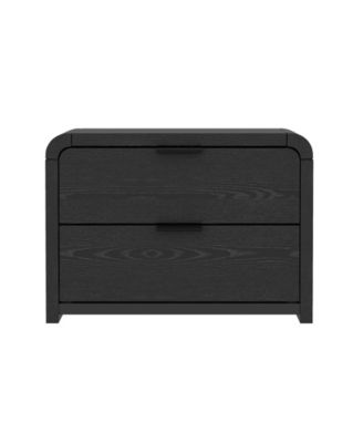 Grace 28" Wood 2-Drawer Nightstand
