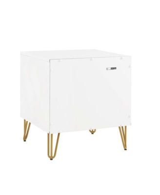 Dumbo Fluted 2-Drawer Wood Nightstand, Set of 2