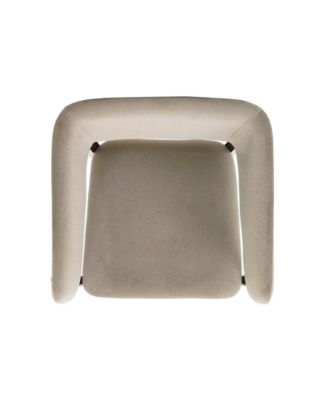 Blake Faux Mohair Upholstered 26" Beech Wood Dining Armchair