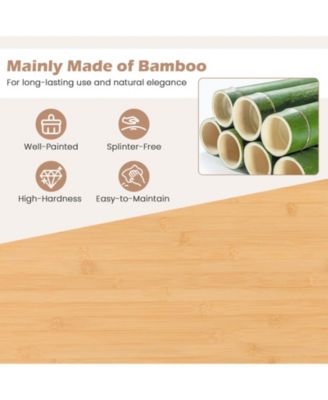 35.5" Kitchen Island Cartwith Lockable Wheels Drawer Open Shelves Towel Bar