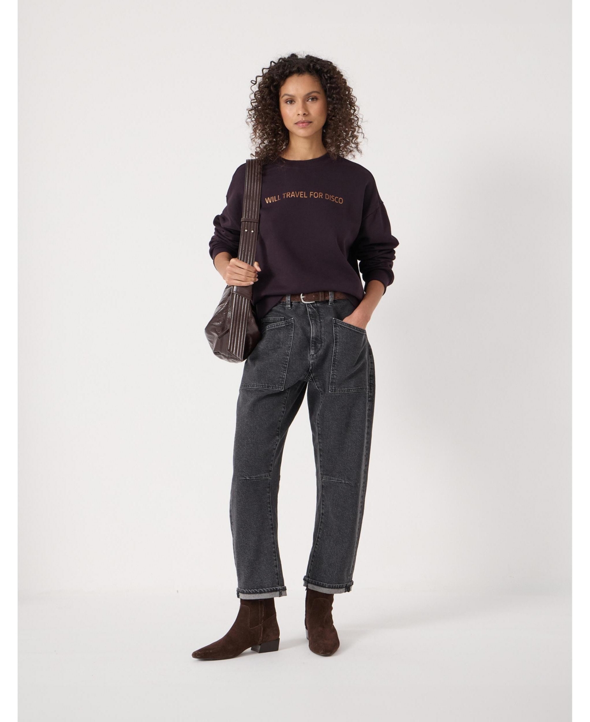 Hush Women's Disco Embroidered Sweatshirt