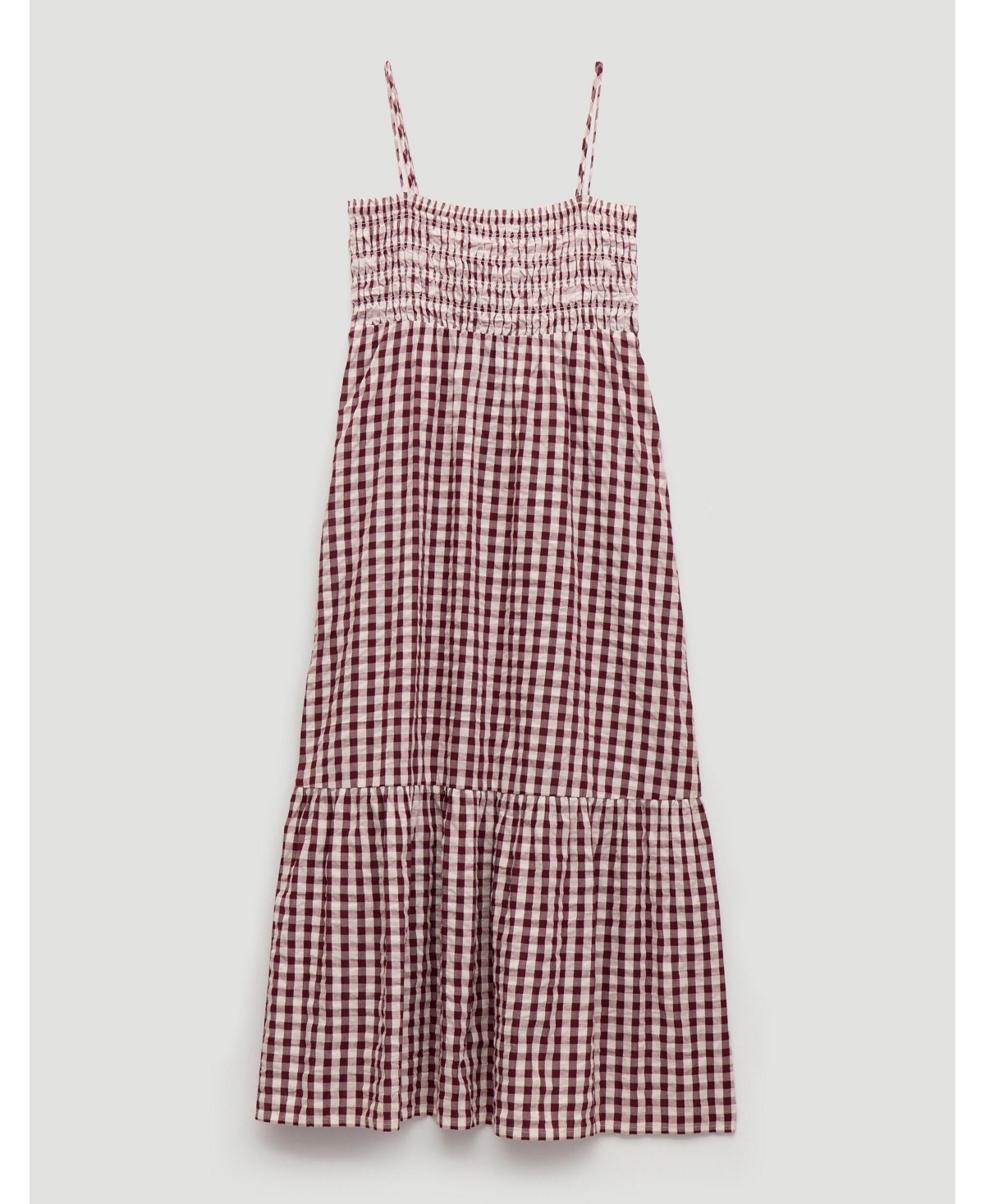 Hush Women's Leni Shirred Gingham Beach Dress