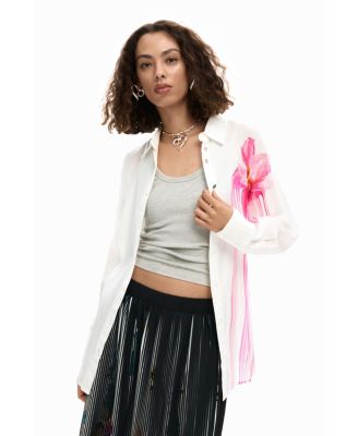 Women's Arty texture midi skirt