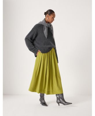 Women's Ivy Pleated Air Flow Midi Skirt