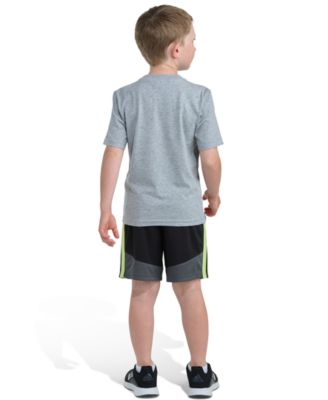 Boys' 2T-7 Graphic T-Shirt and Color block Shorts, 2-Piece Set