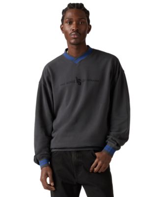 Men's V-Neck Long-Sleeve Sweatshirt