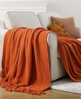 Herringbone Chenille Knit Throw, 60"x 80"