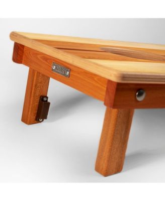 1ft x 2ft Woody Compact Travel Cornhole Board Set