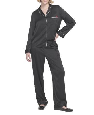 Women's Satin PJ Set Long Pajama