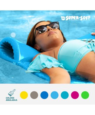 Serenity 1.5" Thick Vinyl Swimming Pool Float Mat, Marina Blue