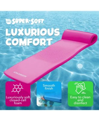 Ultra Sunsation 2.5 Inch Thick Foam Pool Float Lounge Mat, Pink
