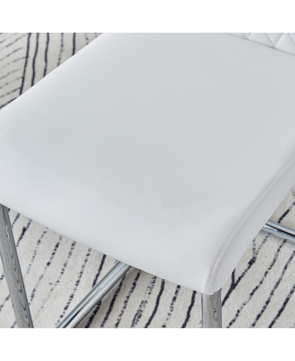 Streamdale Furniture Streamdale Modern Faux Leather Dining Chairs (Set of 6)