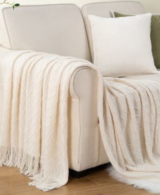 Multi Chevron Texture Lightweight Throw, 50" x 60"