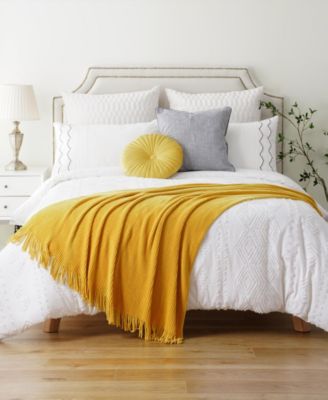 Classic Textured Ribbed Knit Throw, 50" x 60"