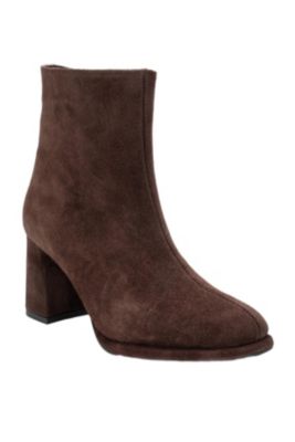 Forever & Always Women's Shoes Napoli Leather Block Heel Boot