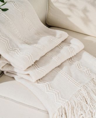 Texture Triple Zig-Zag Lightweight Throw, 50" x 60"