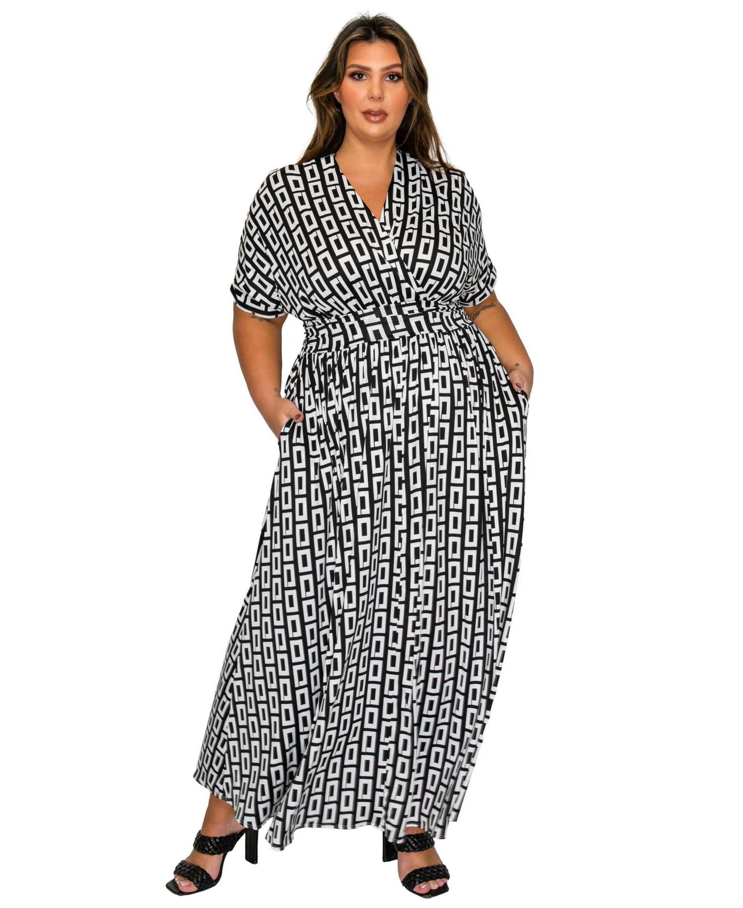 Plus Size Bellano Empire Waist Dress