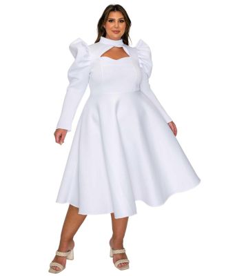 Plus Size Isabella Neoprene Statement Dress