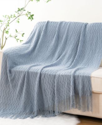 Wave-Link Texture Lightweight Throw, 50" x 60"
