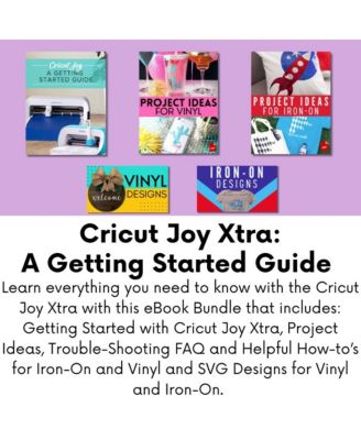 Joy Xtra with Smart Vinyl, Transfer Tape and Weeding Tool Beginner Bundle