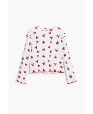 Girls Girls's Long-sleeved hearts t-shirt