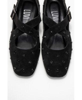 Addison Cross Strap Mary Jane Shoes (Women)