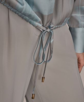 Women's Long-Sleeve Drawstring Top