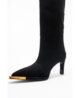 Prologue Women's Shoes Lexa Pointed Toe Knee High Boot