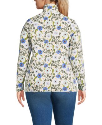 Plus Size Anyweather Fleece Quarter Zip Pullover