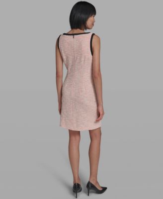 Women's Front Bow Detail Sleeveless Short Dress