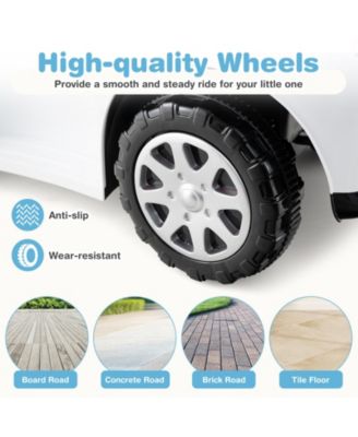 3 In 1 Toddler Push Car Ride On Toy With Adjustable Canopy Storage And Handle