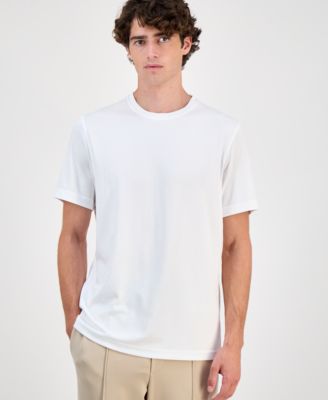 Men's Solid Supima Blend Crewneck T-Shirt, Created for Macy's 