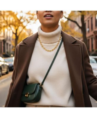 Yellow 14K Gold Overlay .925 Sterling Silver Nautical Anchor Link Puff Mariner Chain Necklace 6MM Wide