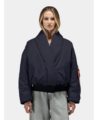Women's Shawl Collar Flight Jacket W