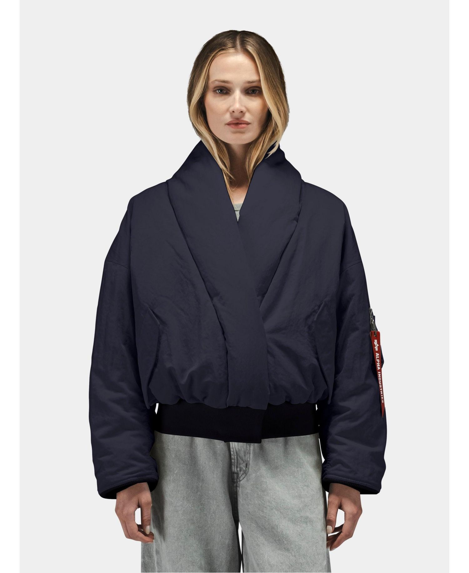 Women's Shawl Collar Flight Jacket W