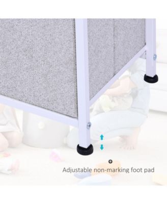 40" L Chest of Drawer, 5 Drawer Dresser Unit Horizontal Storage