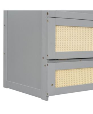 Streamdale Full Size Murphy Bed with Large Drawers