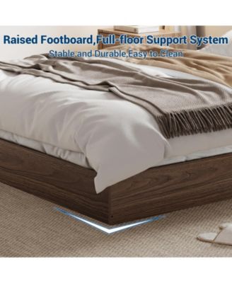 Twin Size Wooden Bed Frame Without Headboard