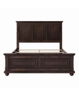 Streamdale Vintage Queen Bed Frame, Rich Brown