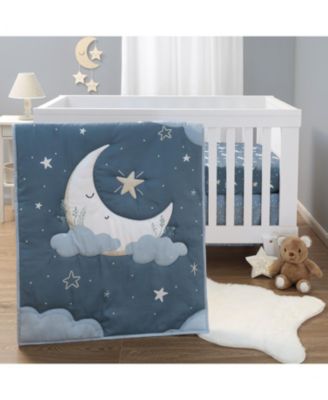 Crib Bedding Set for Baby Boys and Girls, Celestial Serenity, 3 Pieces