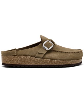 Women's Buckley Suede Leather Clogs from Finish Line