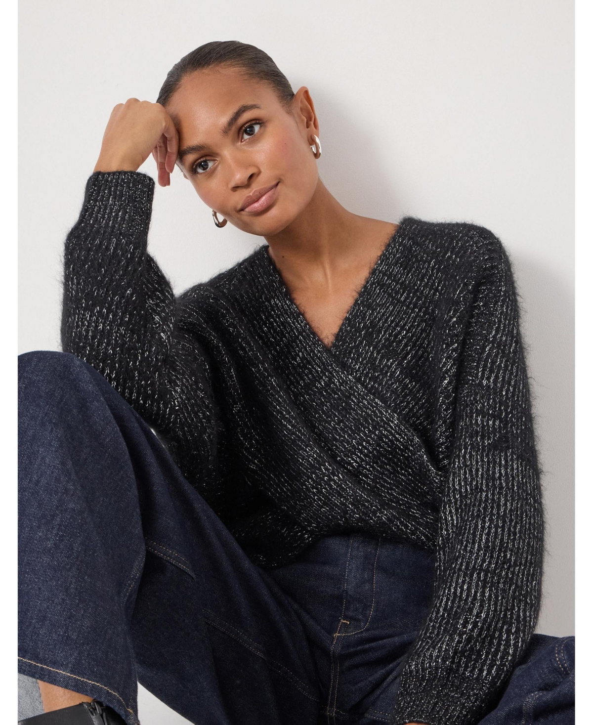 Hush Women's Betty Wool Blend Metallic Sweater