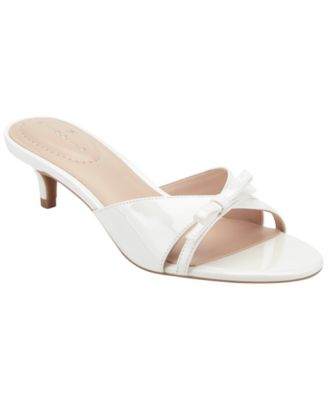 Women's Rissie Bow Low Kitten Heel Dress Sandals